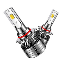 金电石 led汽车大灯激光超亮h7h1远近光h11灯泡h4一体9005透镜改装 G个