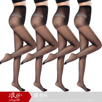 浪莎丝袜女薄款防勾丝春秋夏季性感黑丝超肉色裤袜裸感光腿神器