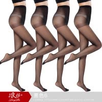 浪莎丝袜女薄款防勾丝春秋夏季性感黑丝超肉色裤袜裸感光腿神器