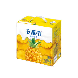 [5月生产]伊利安慕希风味酸奶 清甜菠萝205g*12盒/箱