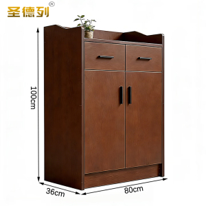 圣德列 茶水柜餐边柜红棕色-80cmCG1 80*36*100cm/台