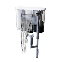 鱼缸过滤器三合一瀑布式增氧泵水族箱外置壁挂过滤设备水泵