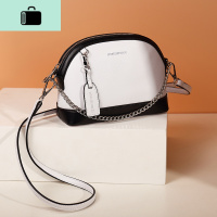 小包女斜挎2020新款时尚百搭春夏单肩手提拼接潮流青年贝壳链条包NEW LAKE女斜挎包