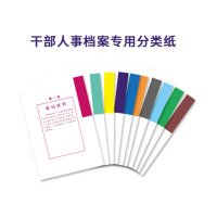中锐智采 分类纸/隔页纸/十类/A4/每包10本/包