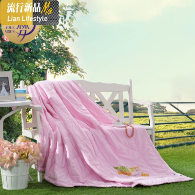 空调被子双人四季春秋纤维被单人可水洗薄被芯 三维工匠