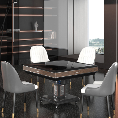  闪电客麻将机家用全自动折叠麻将桌餐桌两用棋牌室商用过山车机麻台