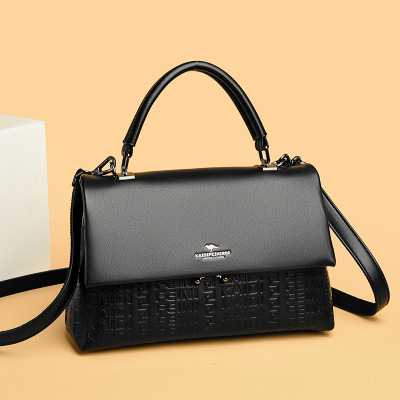 包包女包2026新款中年女士手提包压纹斜挎包女潮流单肩包