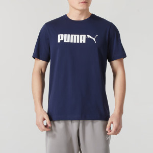彪马(PUMA)男装新款运动服跑步健身训练舒适透气休闲短袖T恤691338-03 ZP