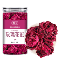 墨红玫瑰花茶冻干云南重瓣红玫瑰花冠王一朵一杯滋补泡水养生花茶