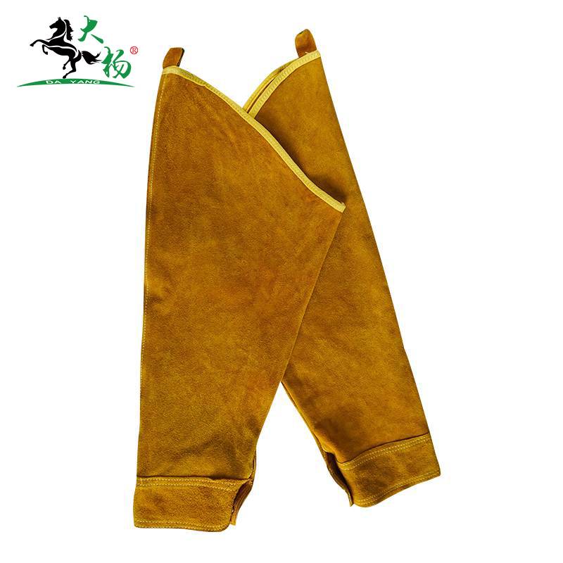 大杨牛皮电焊护袖 防火花防烫耐磨工业工作袖套 821 /双