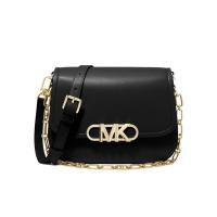 迈克·科尔斯(MICHAEL KORS)女款牛皮翻盖单肩包经典徽标按扣开合