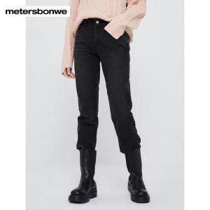 [好货直降:145]美特斯邦威女基本牛仔男友裤