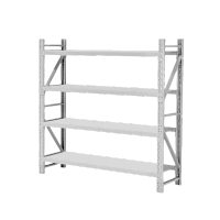 迅迈 中型货架2000*500*2000mm 仓储多层仓库储物展示架 仓库货架展示架