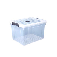 老房太太 收纳箱 透明整理箱 110L 手提塑料储物箱 L228/个