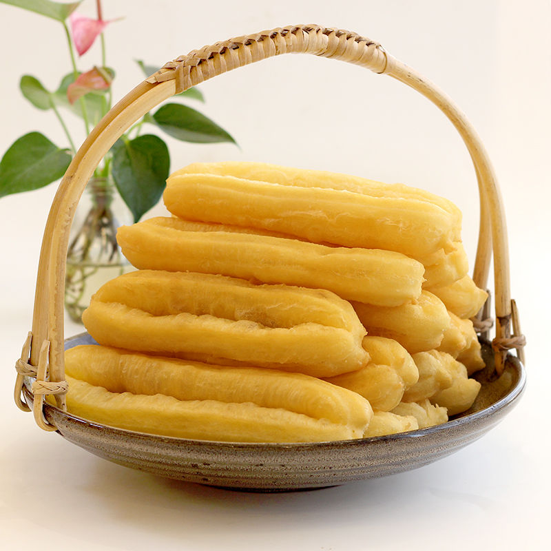 香酥手工油条半成品无矾方便速食营养早餐油炸速冻面食500-1000克 大