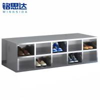 铭思达不锈钢鞋柜双面20格个
