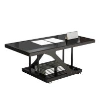 锦北 茶几客厅双层长几短几小户型边桌沙发边几喝茶桌子 C款长几