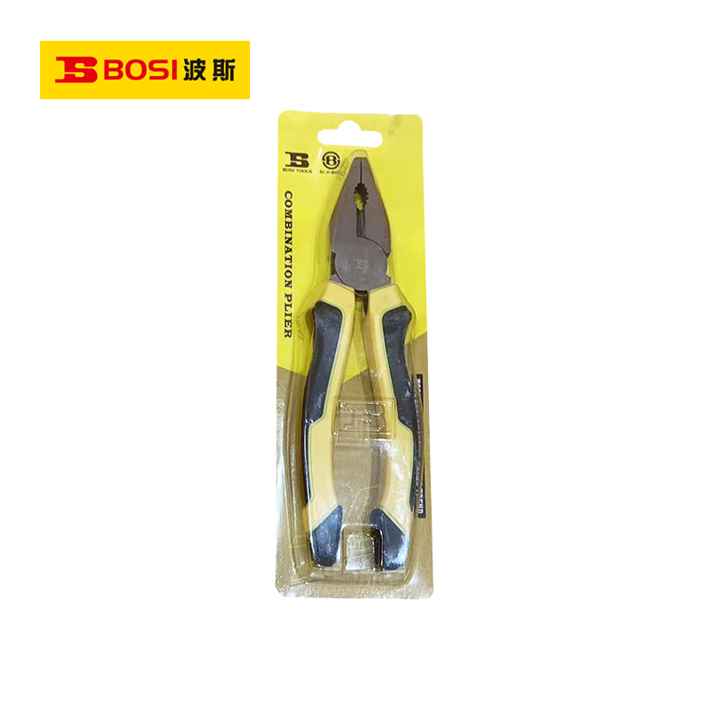 波斯(BOSI)欧式钢丝钳(8"/200mm)把