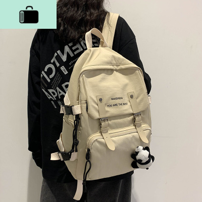 2020超火双肩包男ins风潮流百搭书包女韩版高中大学生大容量背包NEW LAKE