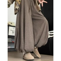 裙裤女新款秋季小个子垂感高腰显瘦灯笼裤花苞休闲糯米阔腿裤