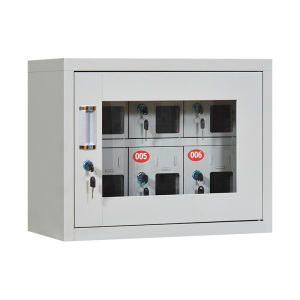 慧采云 钢制6门手机存放柜电子设备对讲机管理柜手机保管箱存放箱手机寄存柜