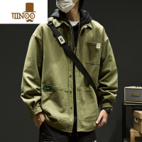 YANXU工装外套男款日系港风cityboy上衣服男生痞帅美式潮牌夹克