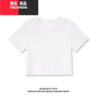YIBUSHENG军绿色短袖t恤女季oversize美式穿搭复古插肩半袖上衣