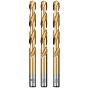 杰成通达 镀钛高速钢直柄麻花钻12*200