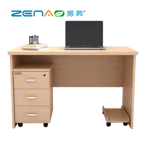 振奥 职员桌电脑桌办公桌单人位含柜带主机托1200*600mm