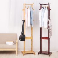 衣帽架卧室挂衣架经济型置物架家用省空间简约现代衣服架子落地式