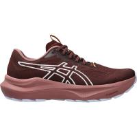 ASICS跑步鞋女稳定支撑舒适缓震平衡推进轻便耐磨棕色系带