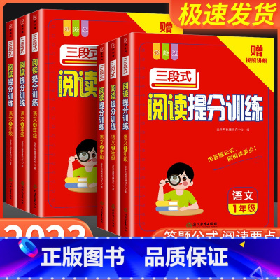 [语文]阅读提分训练 小学一年级 [正版]2023秋 语文三段式阅读提分训练小学一二三四五六年级阅读理解专项训练书人教版