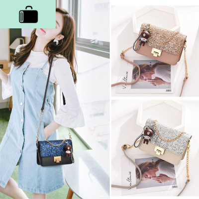 女包2020新款链条单肩手提包女小包夏款简约时尚百搭小方包女斜挎NEW LAKE女斜挎包