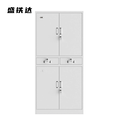 盛铁达 铁二斗文件柜850*390*1800mm STD-WJG1043 个