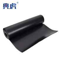 典虎 绝缘橡胶垫 黑色平面 25kv 10米*1米*8mm 卷
