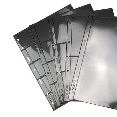 昊藏天下黑底活页册钱币活页册收藏册5行空册