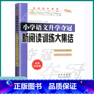 新阅读训练大集结 小学通用 [正版]2023版小学升学夺冠新阅读训练知识大集结一1二2三3四4五5六6年级上册下册小学生