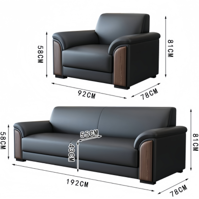 依韵珂卡座沙发1+3套