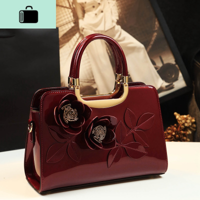 时尚皮大气手提包百搭女士包包2020新款中年女包单肩斜挎妈妈包NEWLAKE