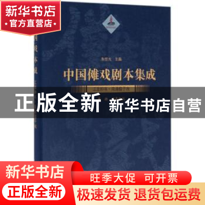 正版 中国傩戏剧本集成:5:江淮神书·南通僮子戏 朱恒夫 上海大学