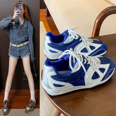 秋季新款韩版透气阿甘鞋女ins学生休闲鞋女德训跑步女