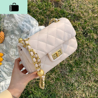 今年流行的小包包女2020新款潮韩版百搭单肩包斜挎网红菱格链条包NEW LAKE女斜挎包