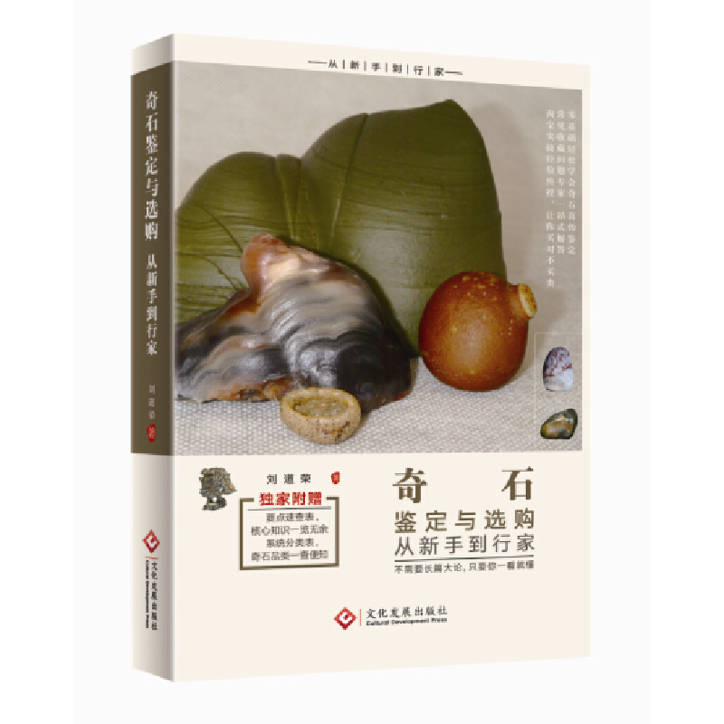 正版新书]奇石鉴定与选购从新手到行家刘道荣 著9787514211948