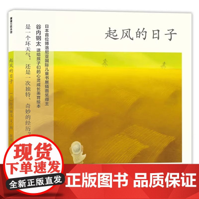 起风的日子精装硬壳绘本蒲蒲兰童书美商美术艺术色彩早教启蒙图画书3-6岁幼儿园儿童绘本亲子阅读物宝宝睡前故事书籍