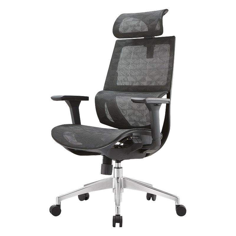 臻远 ZY-6680 办公椅人体工学网面转椅撑腰护颈电脑椅电竞椅