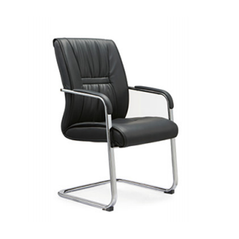 初嘉(CJ)BGY-35家用会议椅办公椅培训室黑色皮椅学习椅会客椅子舒适座椅