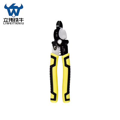 立伟铁牛多功能尖嘴剥线钳8寸/把