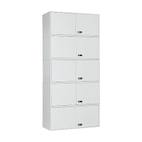 臻远 ZY-WJGD-09 办公文件柜档案资料柜铁皮柜密码锁储物柜书柜 五节档案柜