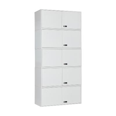 臻远 ZY-WJGD-09 办公文件柜档案资料柜铁皮柜密码锁储物柜书柜 五节档案柜