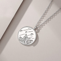 小众设计枫雨同行s925纯银情侣项链一对创意ins博主推荐七夕礼物送女朋友老婆情人节七夕生日礼物